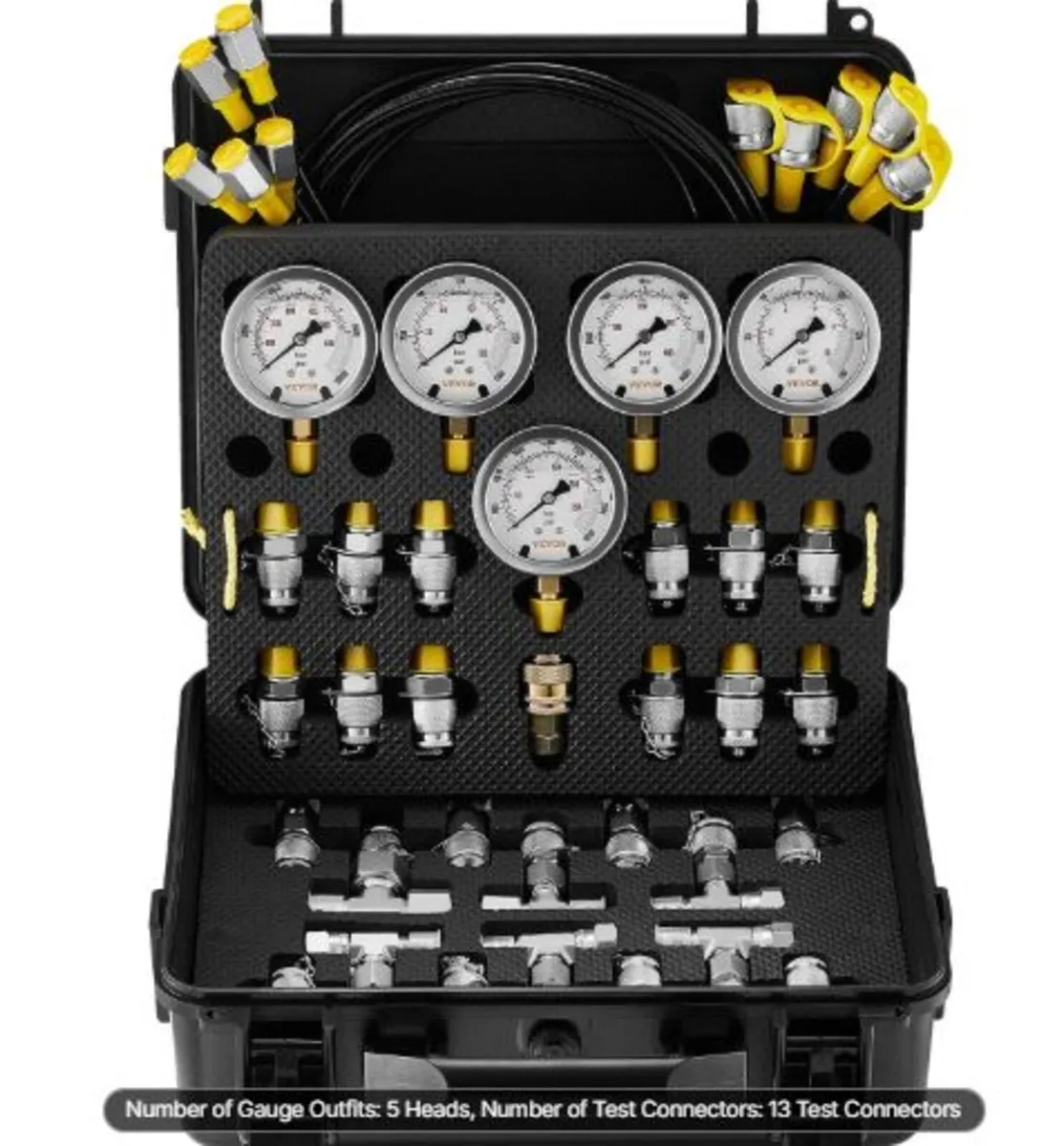 Hydraulic Pressure Test Kit,10/100/250/400/600bar - Image 3
