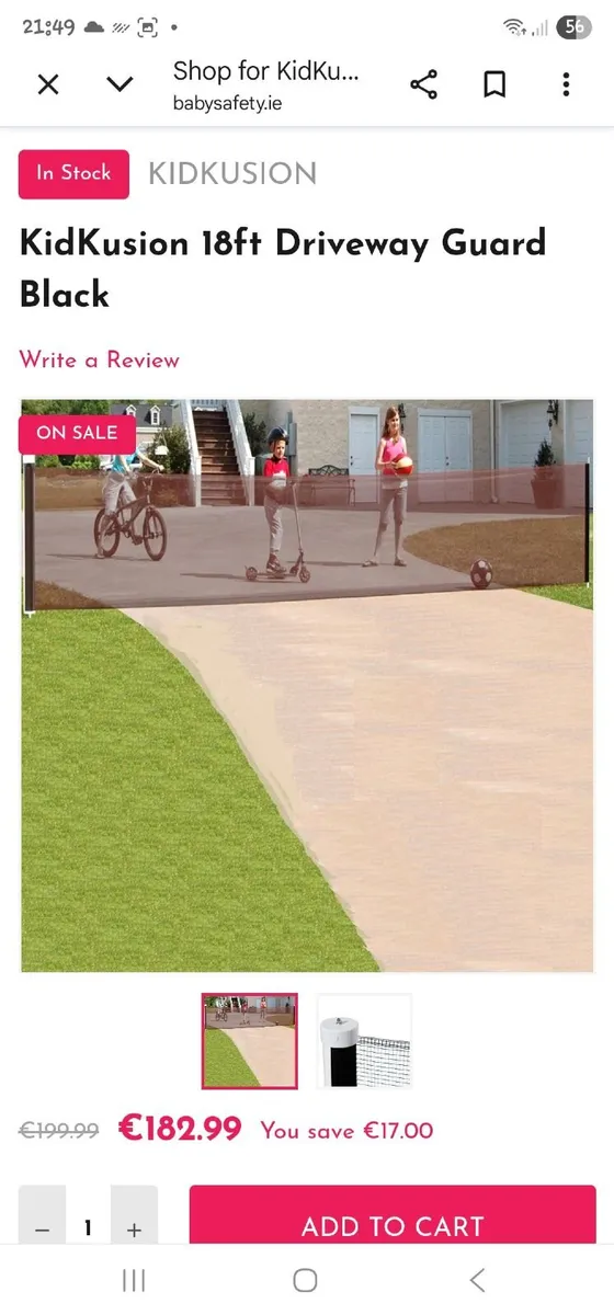 18ft Kids Driveway Guard - Image 1