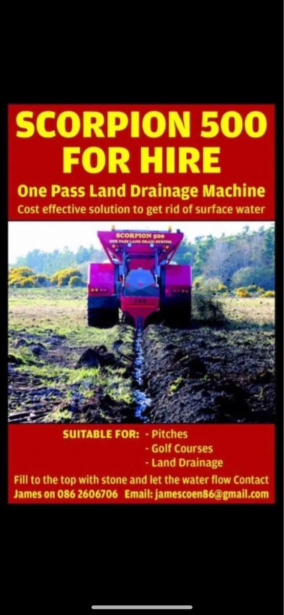 Land and Pitch drainage - Image 2