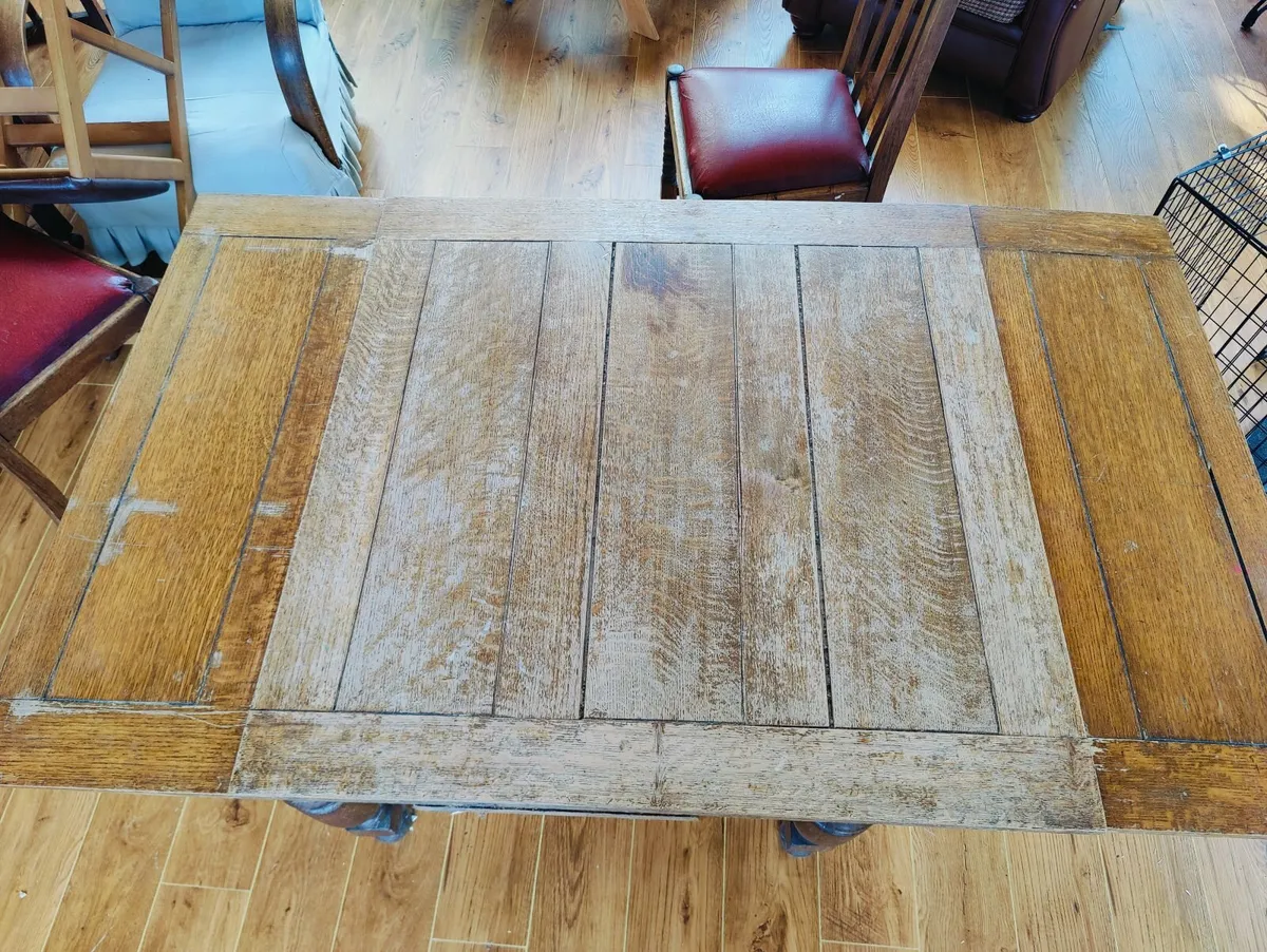 Antique kitchen table - Image 3