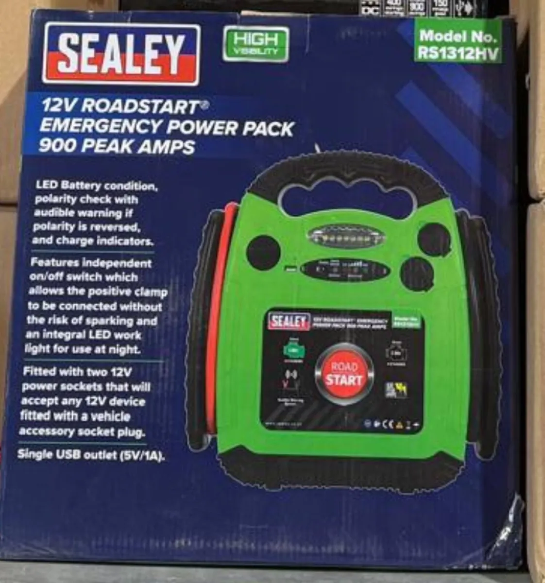 Sealey 12v emergency power pack - Image 1