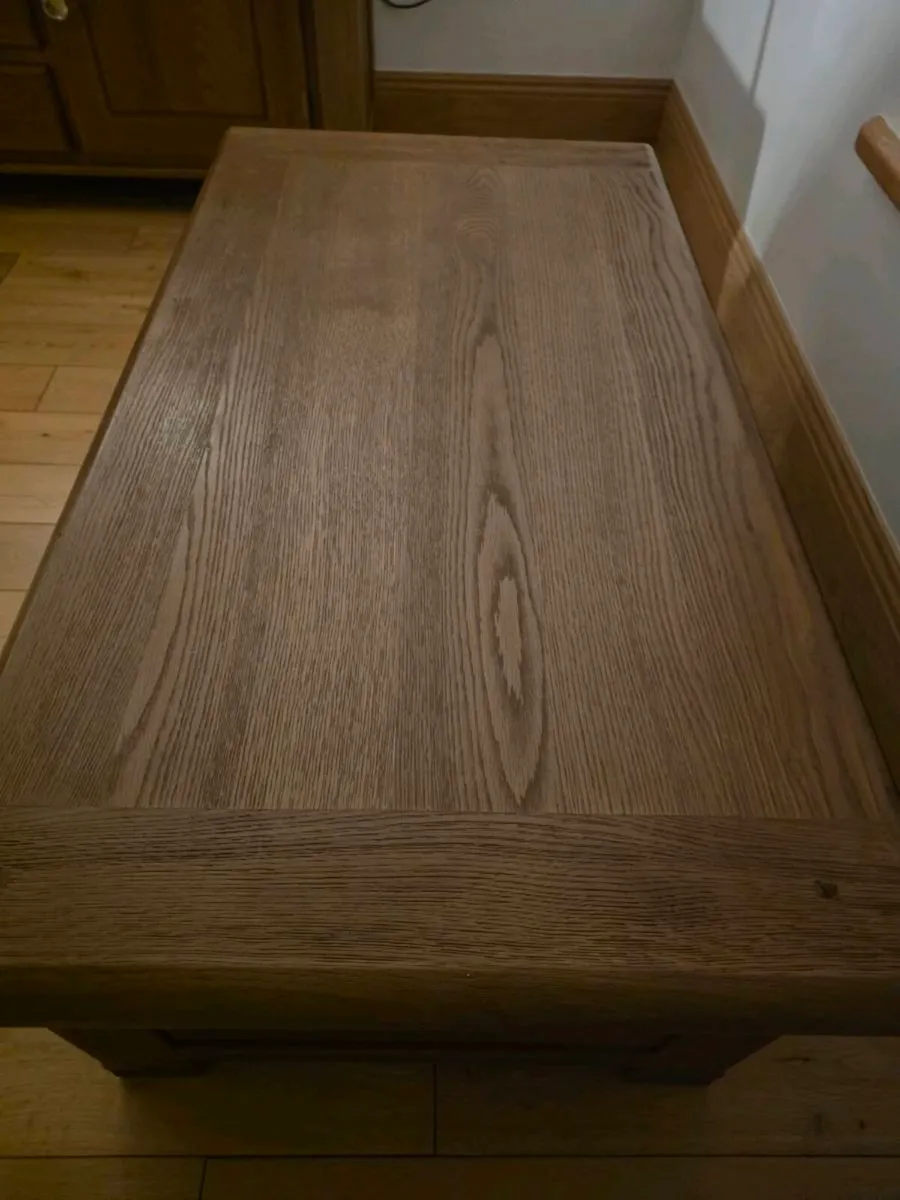 Solid Oak Coffee Table - Image 3