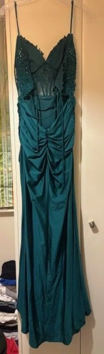 Dark Green Dress - Hermion Prom - Image 2