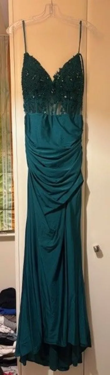 Dark Green Dress - Hermion Prom - Image 1