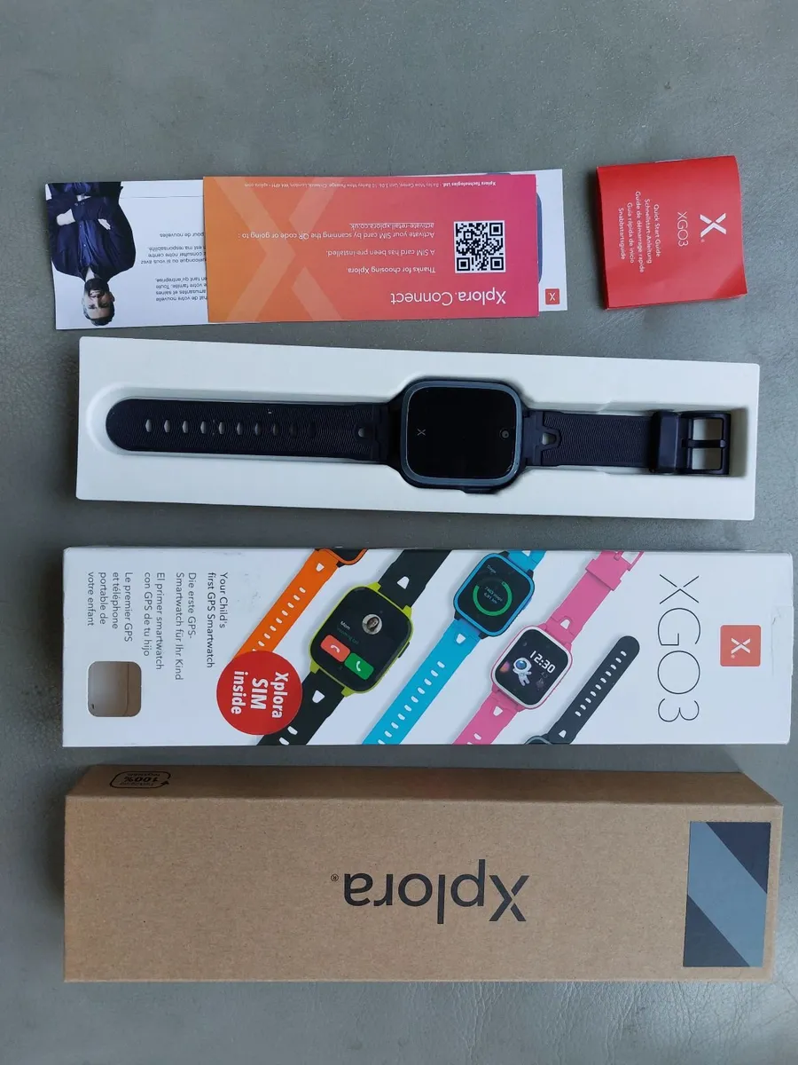Xplora XGO3 Kids GPS Smartwatch | Black - Image 1