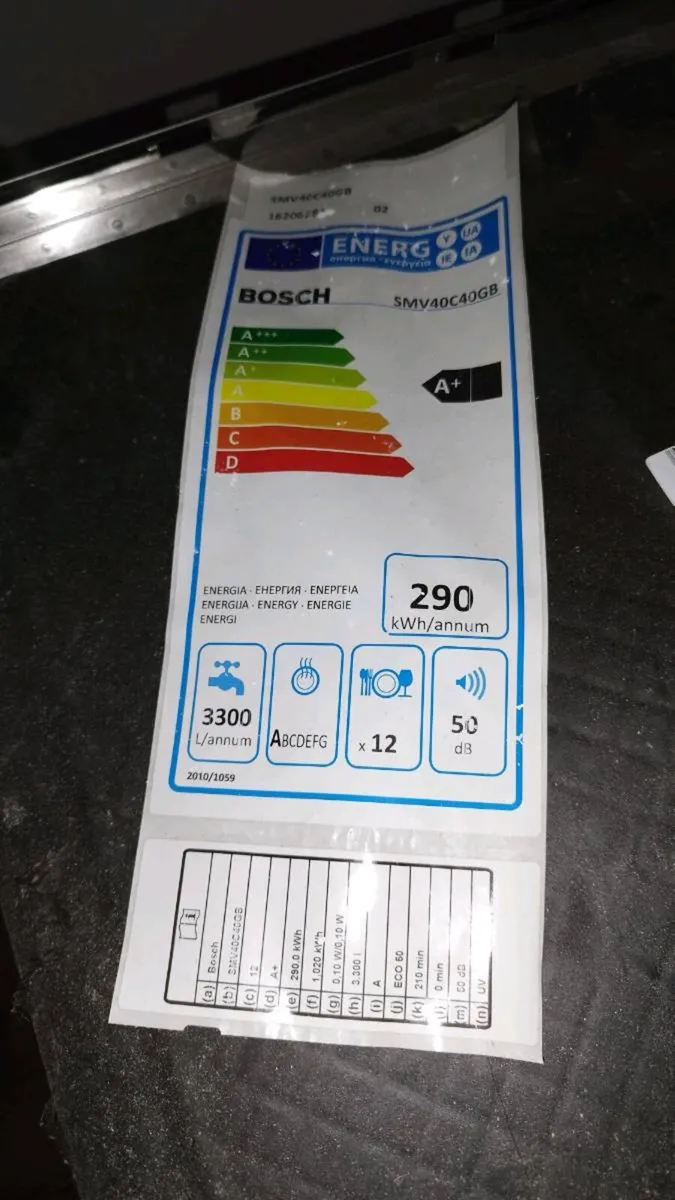 Bosch Integrated Dishwasher - Image 2