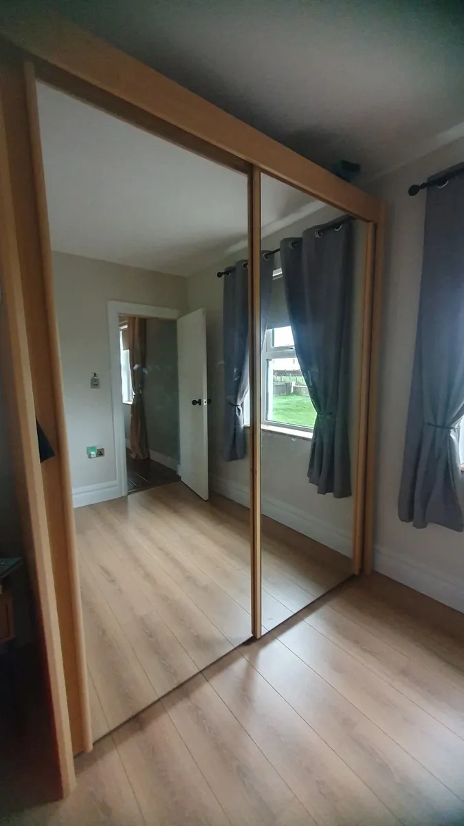 Mirrored Sliding Door Wardrobe - Image 1
