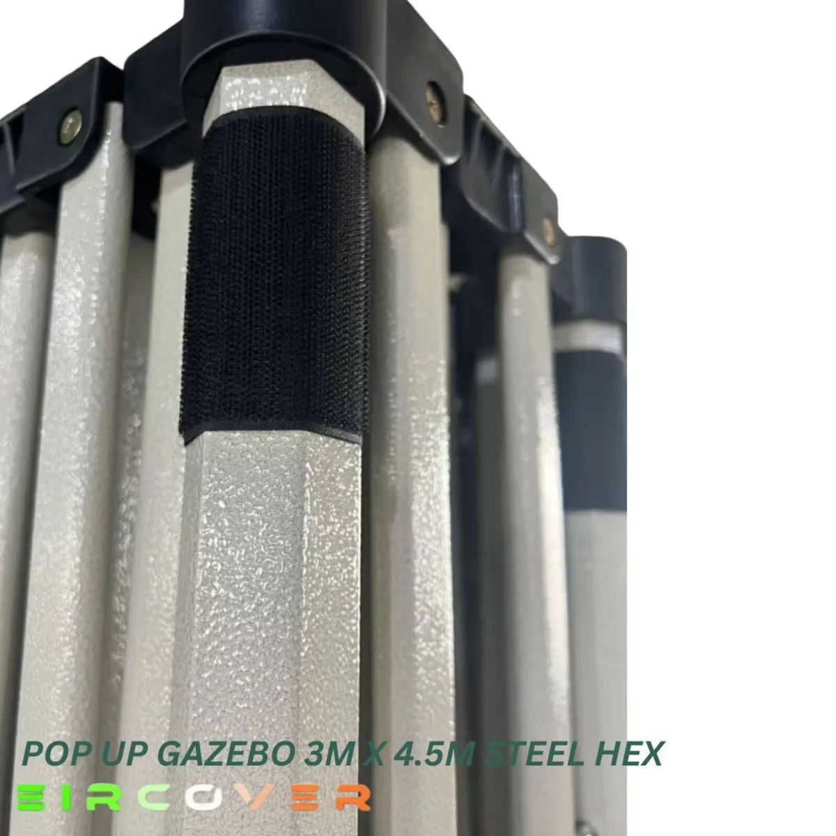 Heavy Duty Pop Up Gazebo Steel 40mm Hex 3m x 4.5m - Image 3