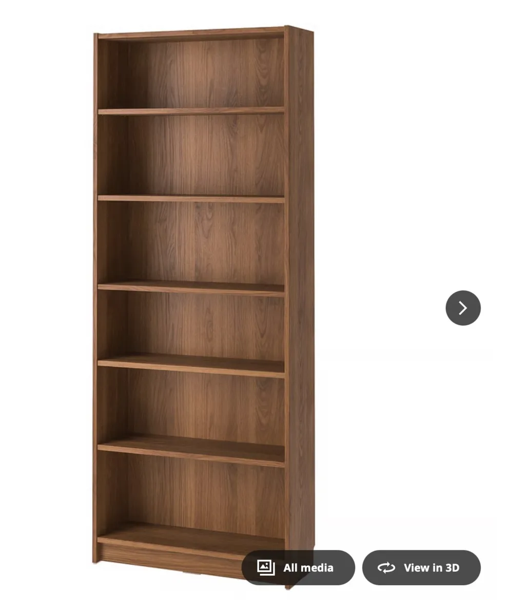 Brand new Ikea Billy bookcase (walnut) - Image 1