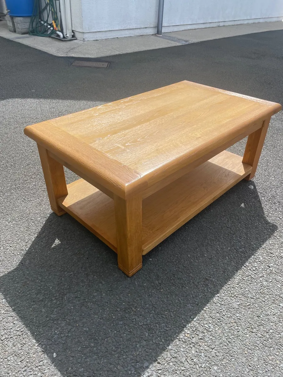 Solid oak Coffee table - Image 2