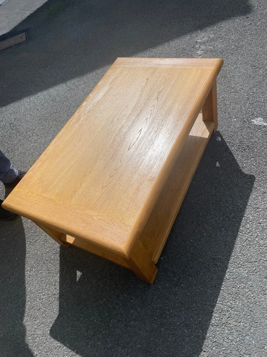 Solid oak Coffee table - Image 3