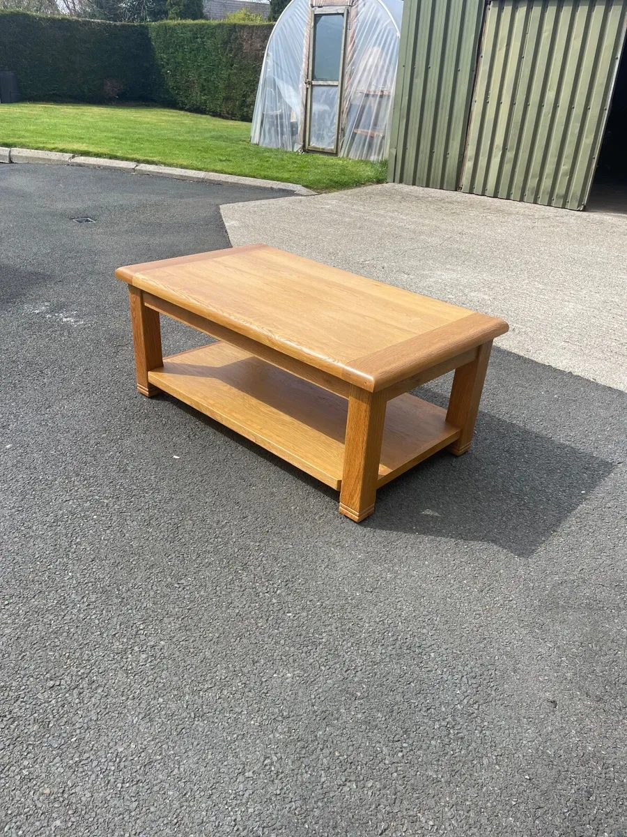 Solid oak Coffee table - Image 4