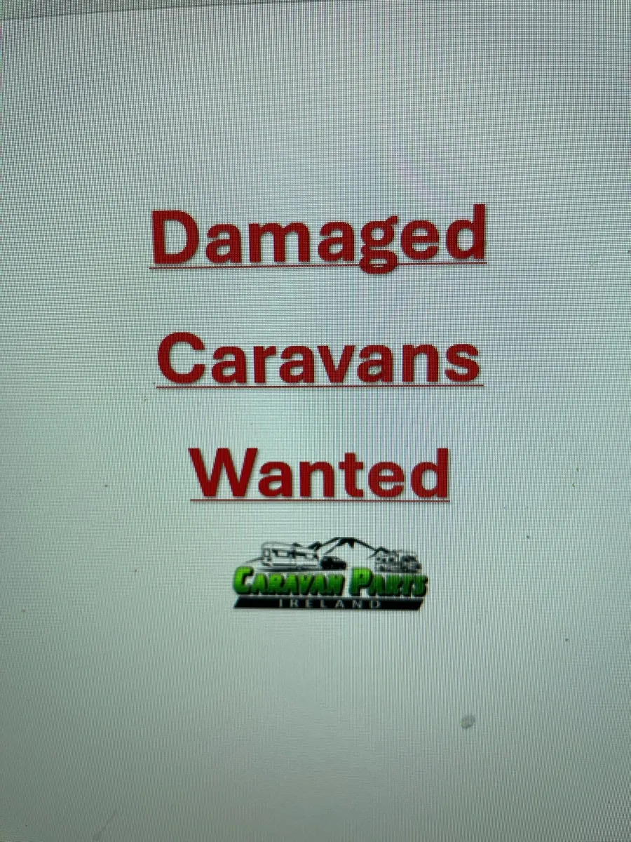 We Buy Damaged caravans - Image 1