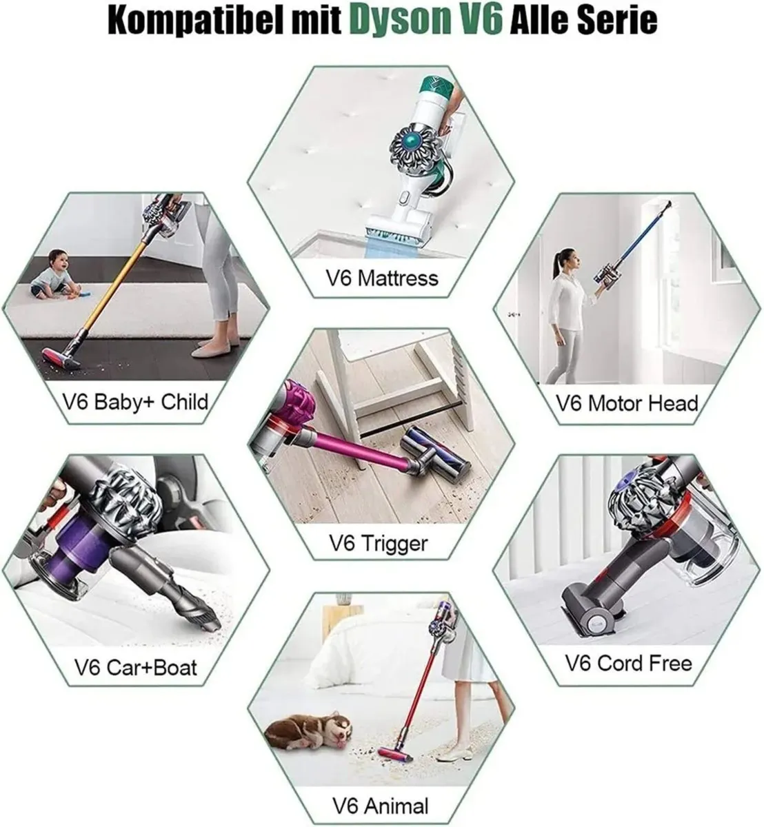 Replacement V6 Battery for Dyson, 21.6V, 6000mAh - Image 4