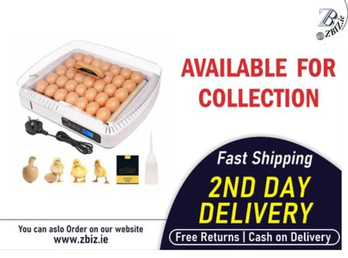 35 Eggs Incubators With Auto Turn And Temperature - Image 1