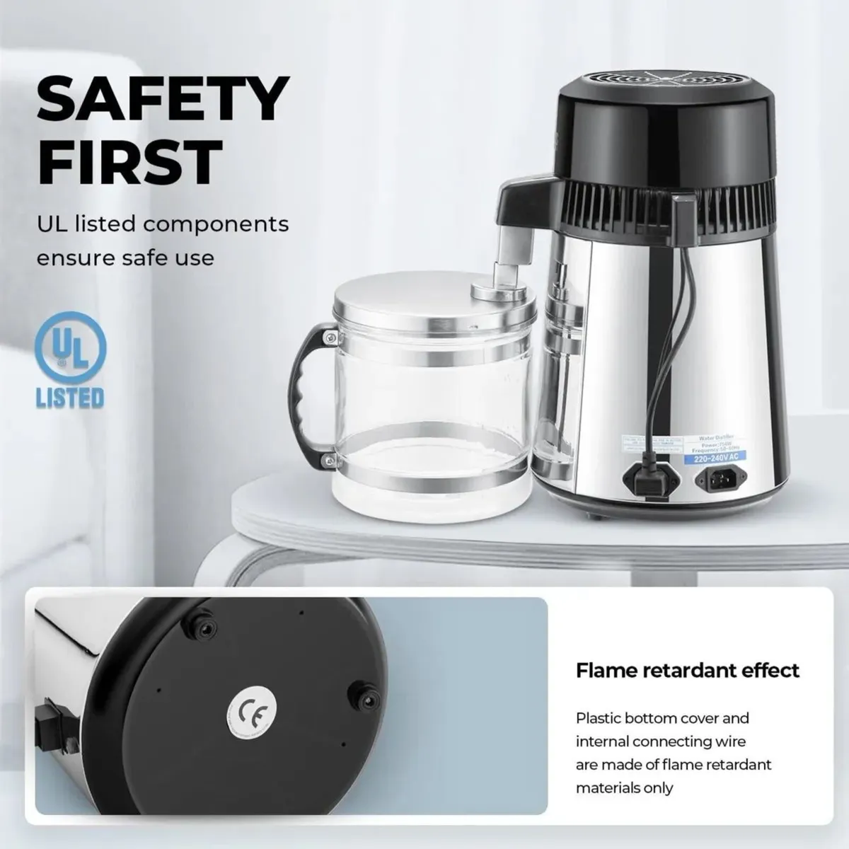 4L Water Distiller Water Filter Water Purifier - Image 4