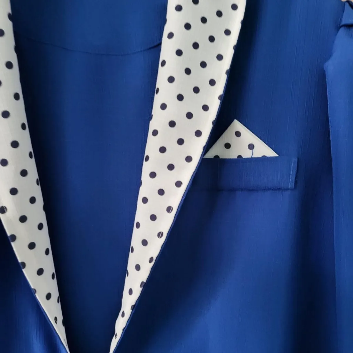 Royal blue dress suit, Size 20-22 - Image 2