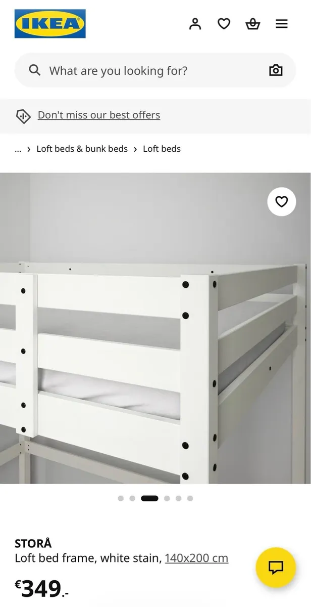 Ikea Stora Double Loft Bed - Image 2
