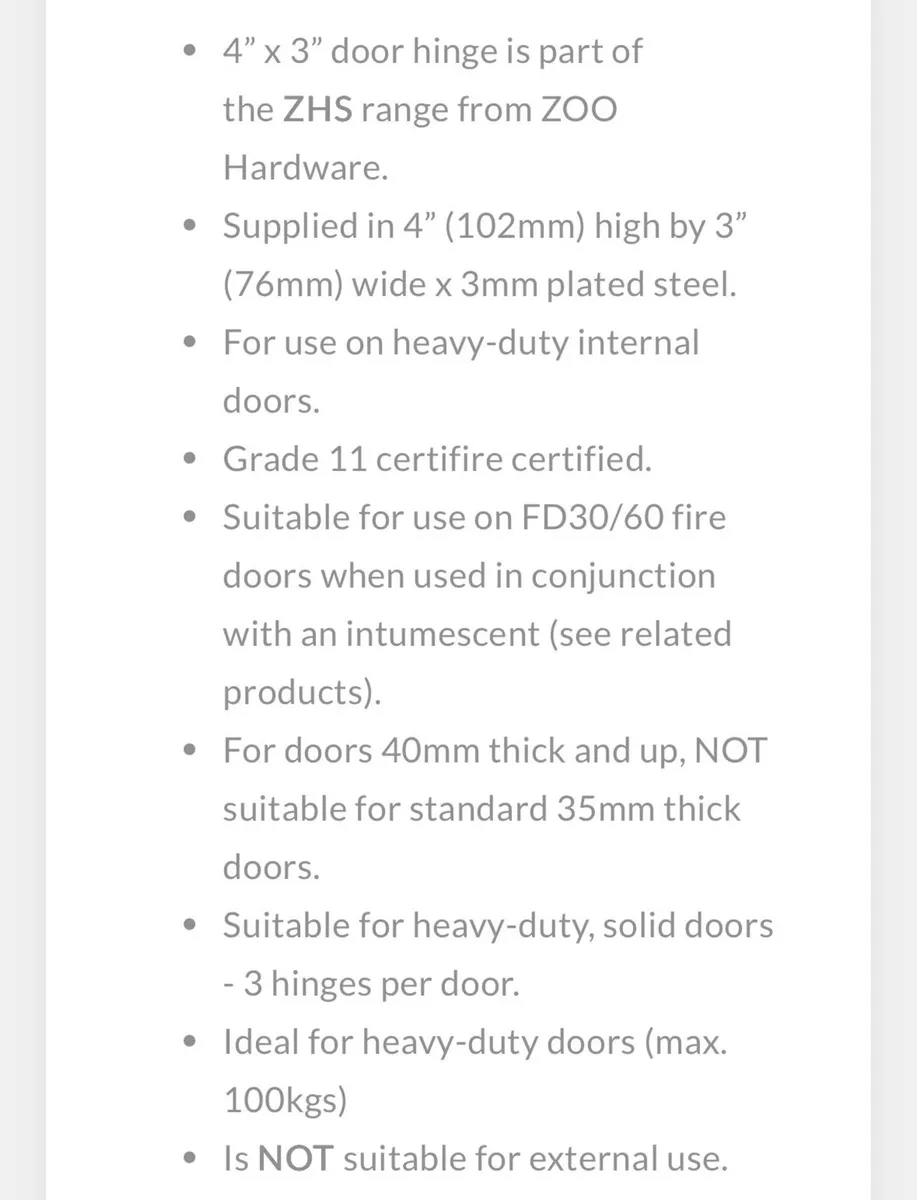 Bronze 4’’ hinges (13 pairs) - Image 3