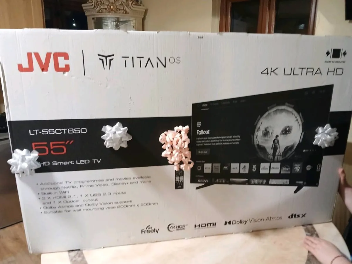 New jvc 55 inch only 2 days old its new cozt 410 - Image 1