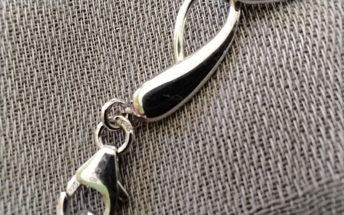 Sterling silver designer Lucy Q necklace 18"NEW - Image 4