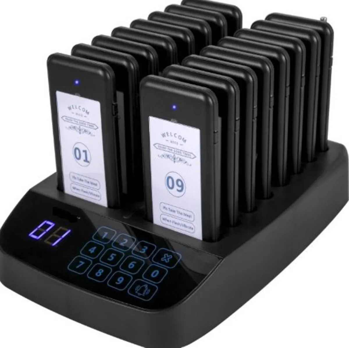 Restaurant Pager 16 Coasters Paging System Max 98 - Image 1