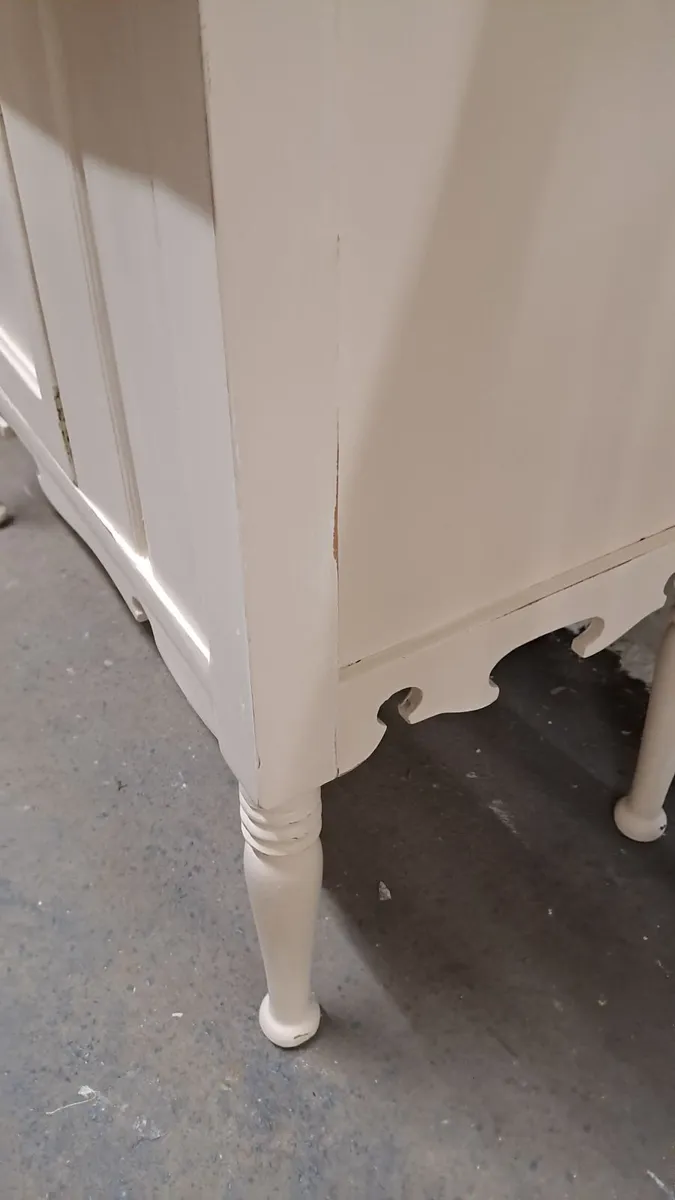 Early 1900s marble top oak wash stand - Image 4