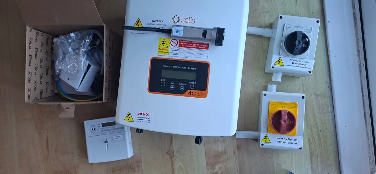 Solar PV panels 6 x 355 denim & 2kw inverter - Image 1