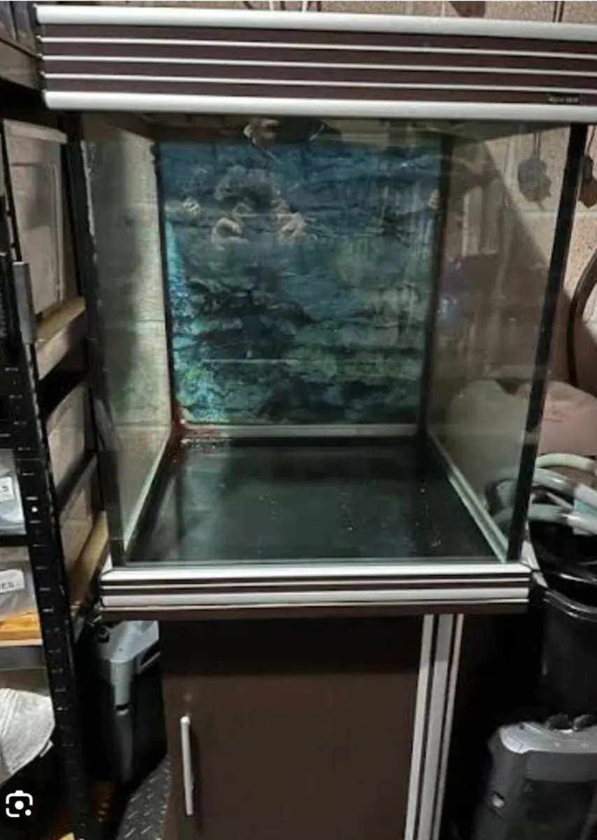250L Aqua one cube fish tank with accessories