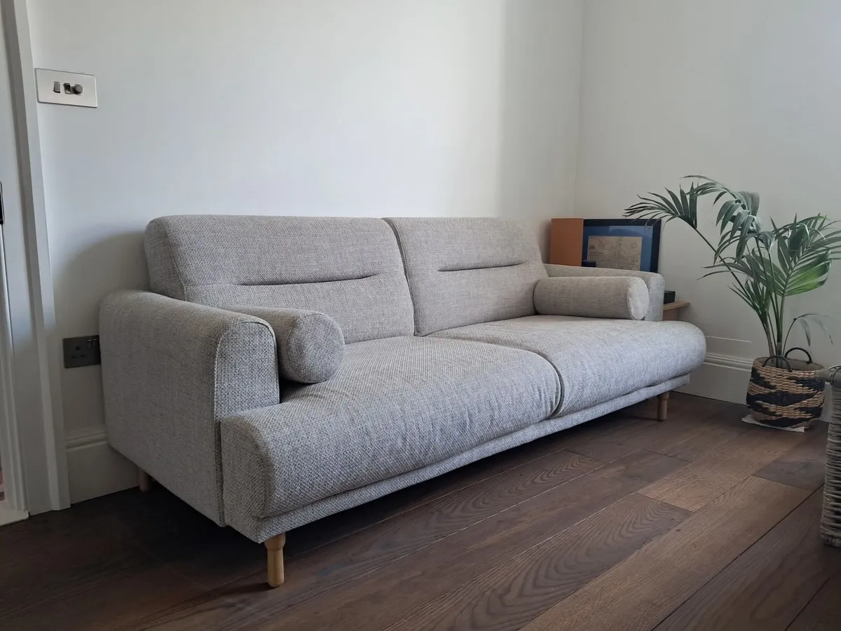 Light Grey Langaryd 2 Seater Couch - Image 1