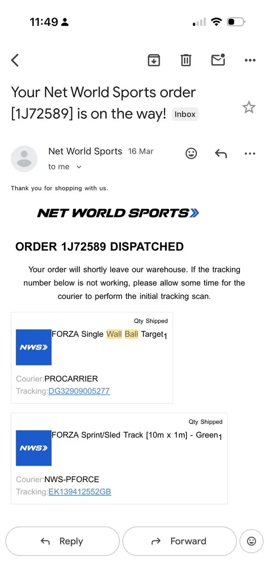 FORZA Sprint/Sled Track [10m x 1m] - Green - Image 3