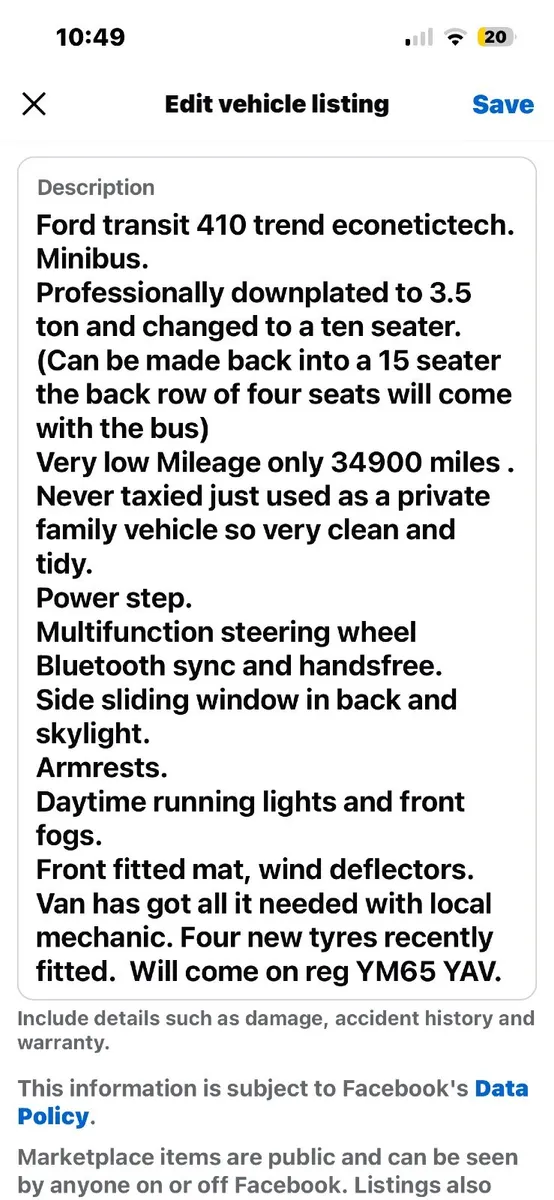 Ford Transit 2016 - Image 3