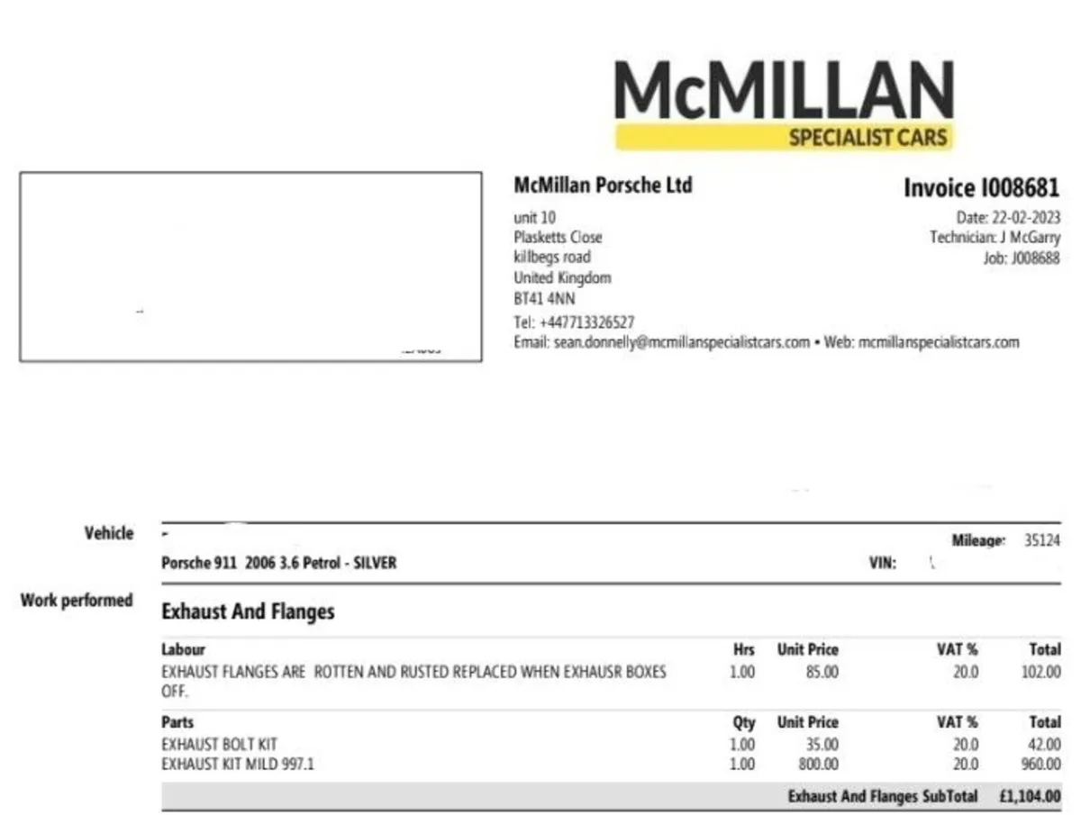 Porsche 911 997.1 Mild Sports Exhaust Kit - Image 4