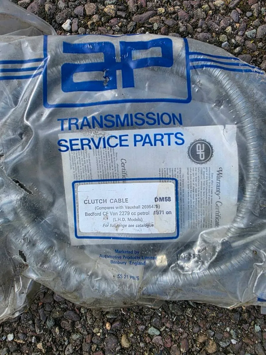BEDFORD CLUTCH CABLES BRAND NEW IN PACKAGING - Image 2