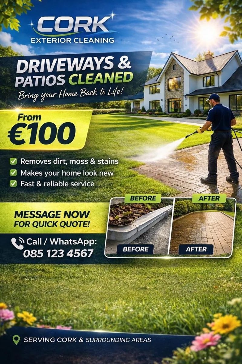 Driveway & Patio Cleaning Cork – From €100 - Image 2