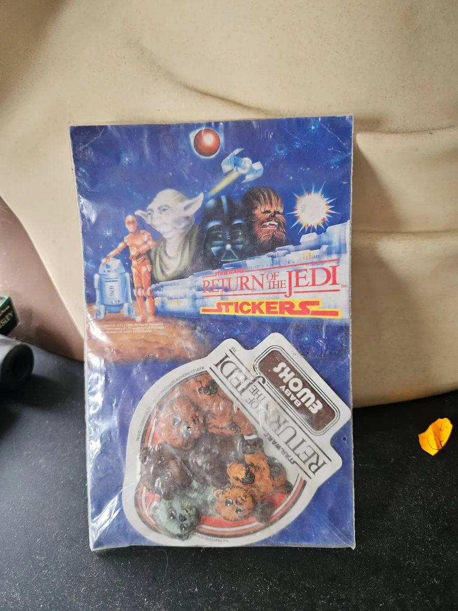 Vintage Star Wars Ewok Stickers - Image 1