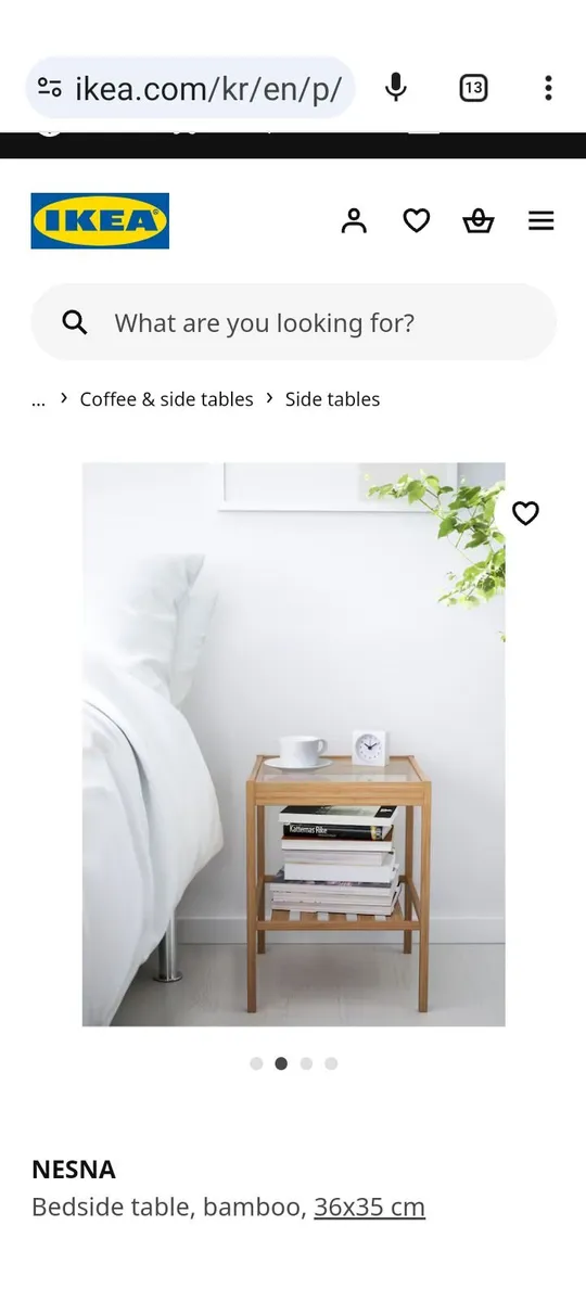 Bamboo lamp table or bedside table - Image 4