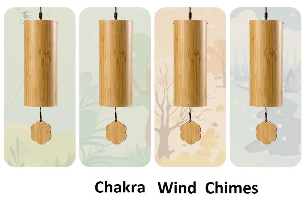 Bamboo Chakra, Relaxing Wind Chimes - Image 4