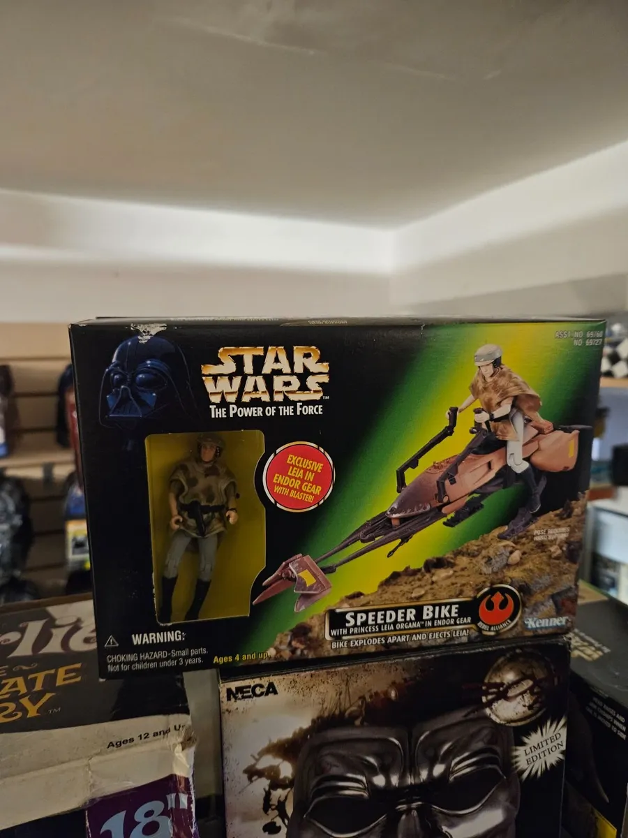 Star Wars POTF2 Leia Speeder Bike