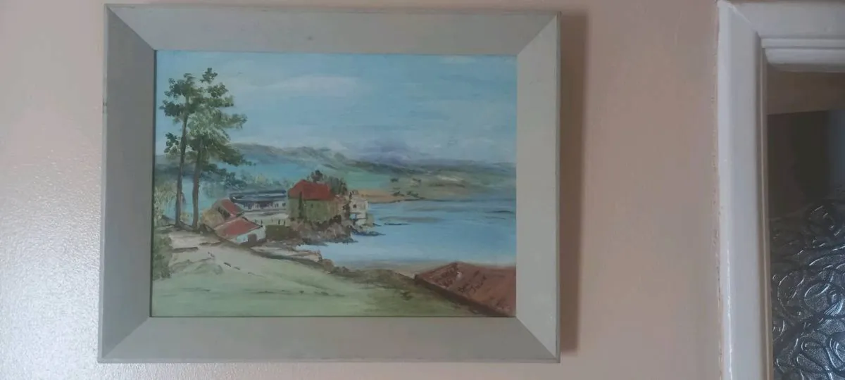 Nice Vintage (1986) framed & signed Painting - Image 4