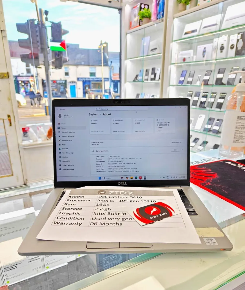 Dell Lattitude 5410| i5-1165g7 | 16 gb ram | 256ss