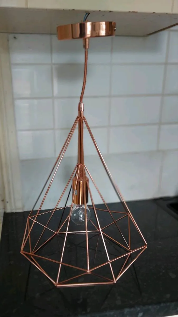 Modern gold metal ceiling light