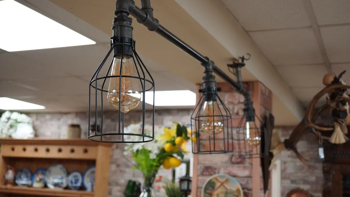 Industrial Style Ceiling Chandelier - Image 1