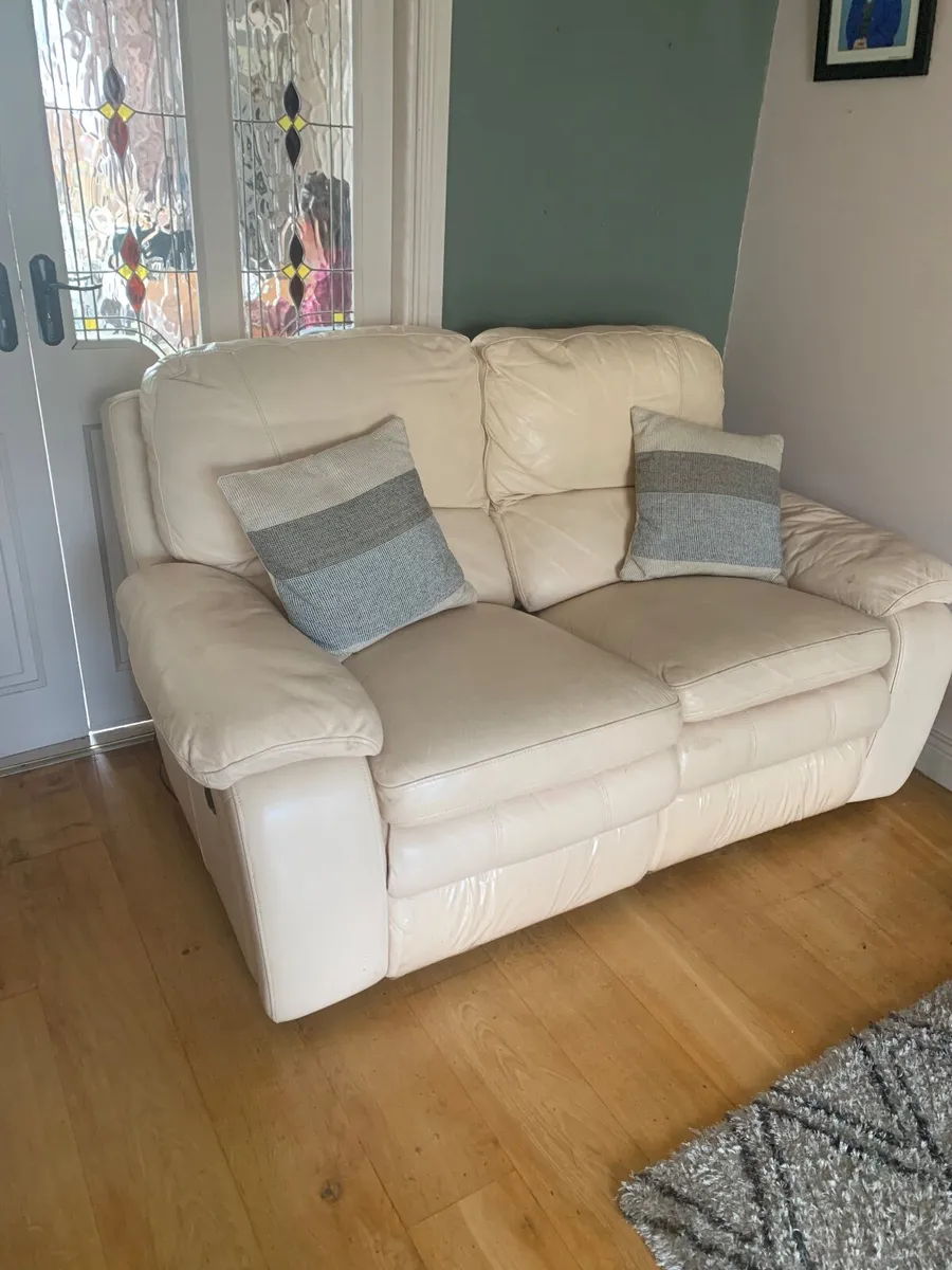 Two and three seater electric recliner sofa - Image 1