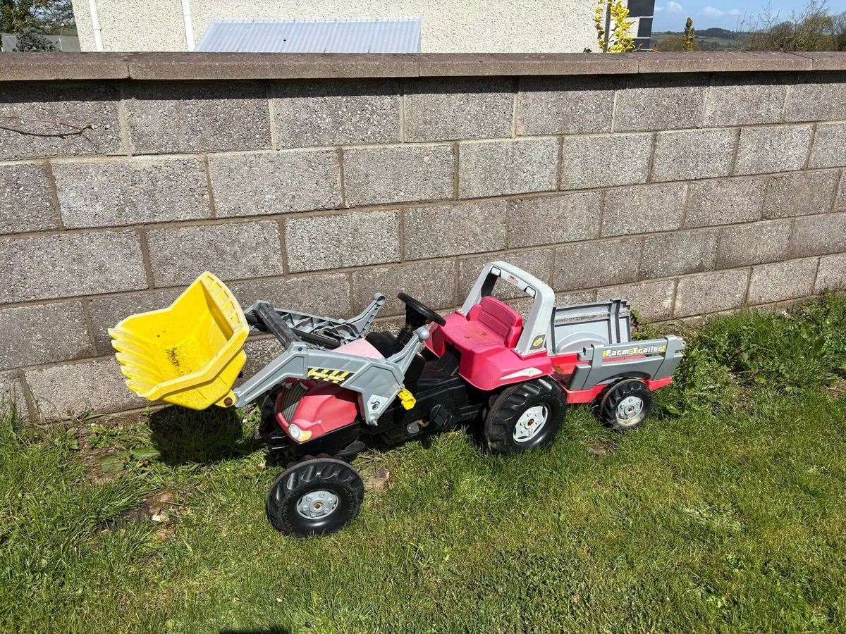 Kids rolly tractor - Image 3