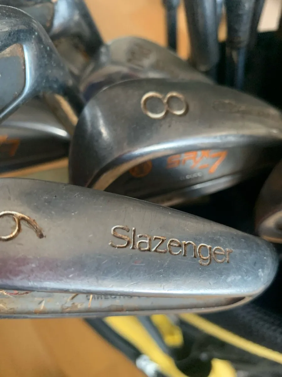 golf clubs and bag - Image 4