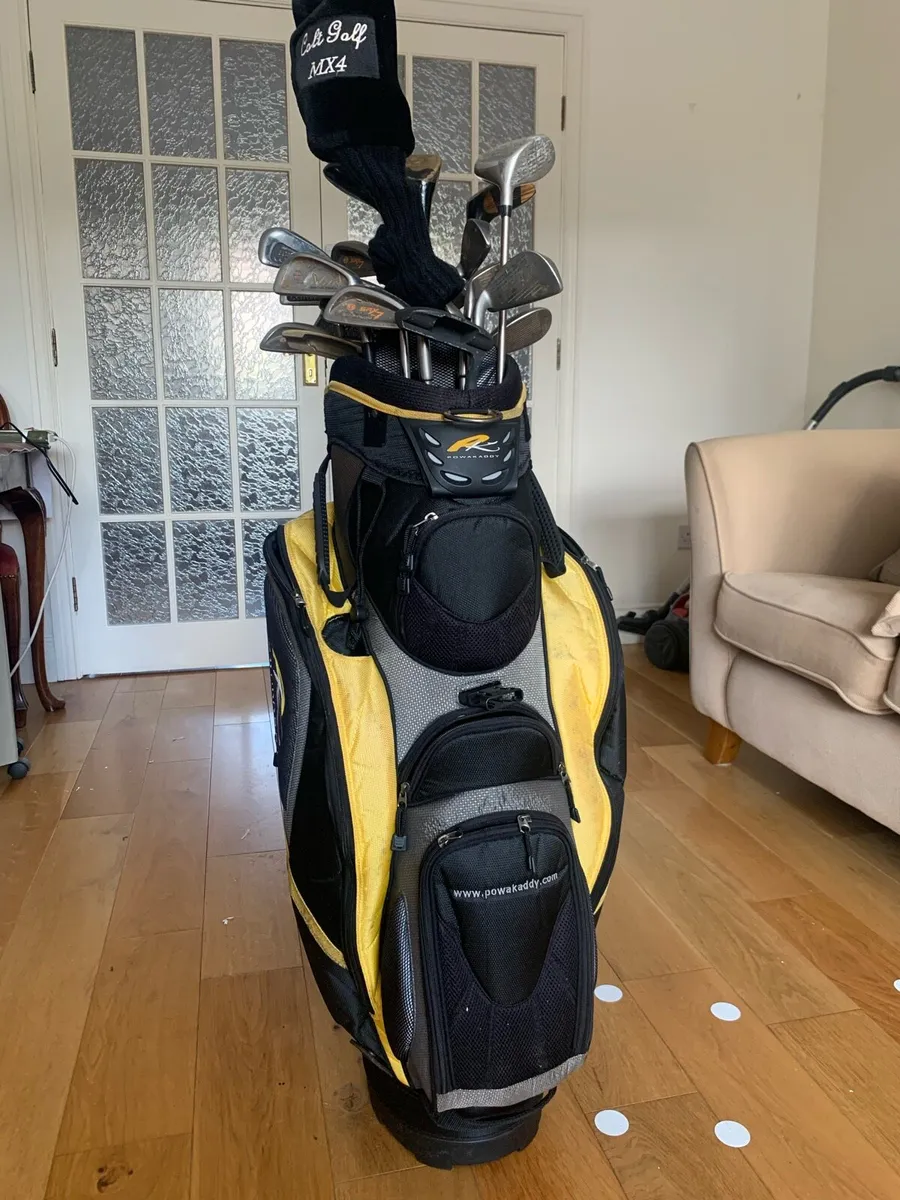 golf clubs and bag - Image 1