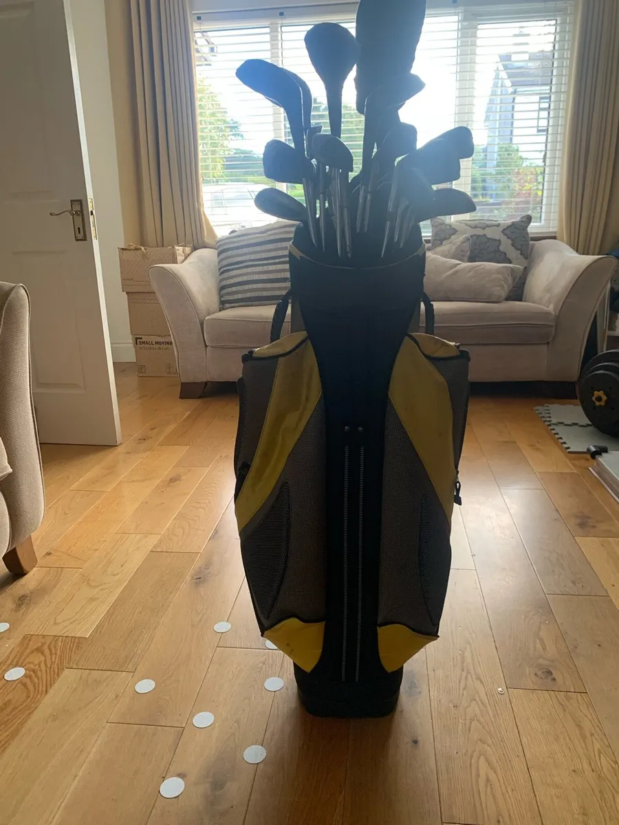 golf clubs and bag - Image 2