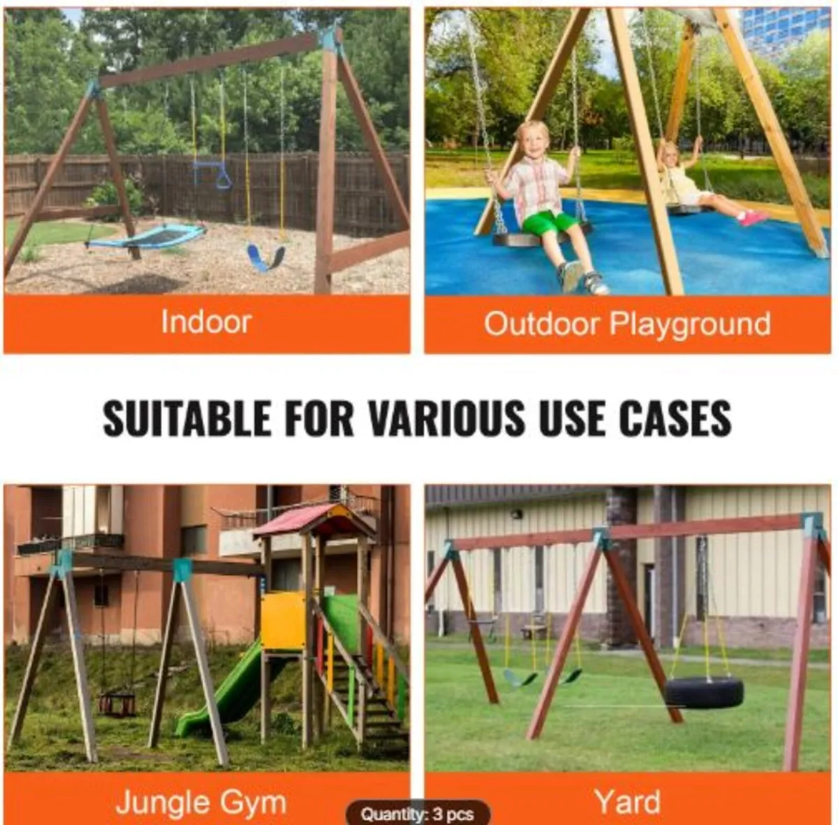 A-Frame Middle Swing Set Brackets, Heavy Duty - Image 4