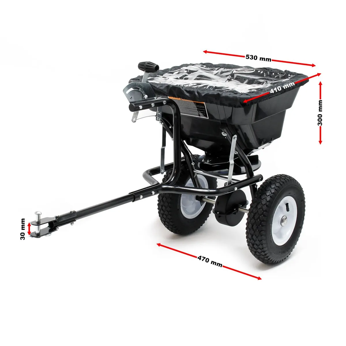Spreader with 29L Capacity for Ride-on Lawnmower - Image 3